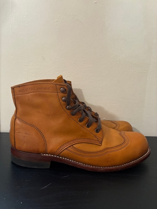 Wolverine Other - Wolverine Addison Men's 1000 Mile Wingtip Boots in Tan